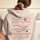Retro TVD Letter Printed Pullover Hoodie