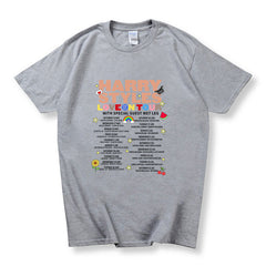 Casual Letter Printed Short Sleeve Sports T-Shirt