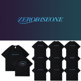 Casual ZB1 Logo Print Short-sleeved T-shirt