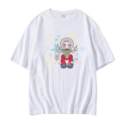 RiizingDay Graphic Print Short-sleeved T-shirt