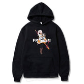 Casual Anime Printed Pullover Hoodie
