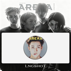 LNGSHOT Magazine Badge Mirror Keychain