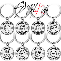 SKZ Name Tag Keychain Pendant