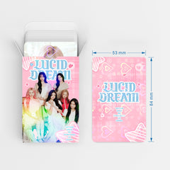 60PCS LUCID DREAM Heart Flash Photocard