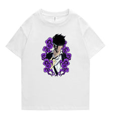Unisex Anime Print Short-sleeved T-shirt