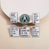 Creative Taylor Lyrics Brooch