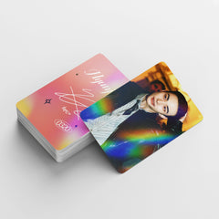 124PCS Hyunjin Flash Photocard Stickers