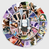 50 Olivia Luggage Stickers