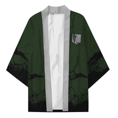 Unisex Anime 3D Printed Short Sleeve Kimono Cloak