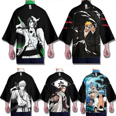 Kurosaki Ichigo Cos Cardigan Kimono Cape