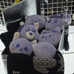 Bbnexdo Purple Plush Keychain Pendant
