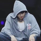 BANGTAN ARIRANG TOUR JK Gray Zipper Hoodie