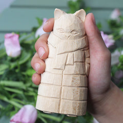 Creative Carving Cat Ornament