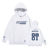 Cute Kpop Letter Printed Long-sleeved Hoodie