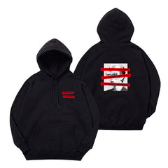 Trendy Graphic Printed Loose Pullover Hoodie