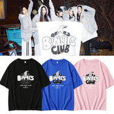 BUNNIES CLUB Rabbit Print Short Sleeve T-Shirt