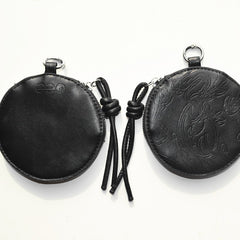 BANGTAN Round Leather Coin Bag