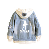 Unisex JoJo Killer Queen Hooded Denim Jacket