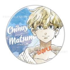 Anime Tinplate Badge