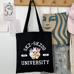 Cute Kpop Cartoon Canvas Bag