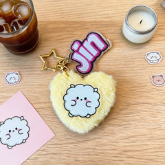 JIN V SUGA J-Hope Plush Pendant Keychain