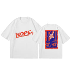 Retro J-hope Graphic Print T-shirt
