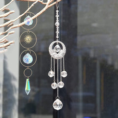 Pack of 3 Crystal Suncatcher Lighting Pendant
