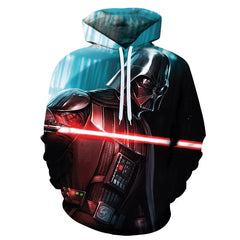 Trendy Men's Darth Vader 3D Printed Hoodie