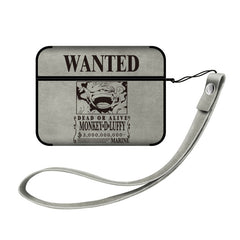 Luffy Leather Pattern Airpods Case