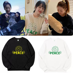 SeulGi PEACE Crew Neck Sweatshirt