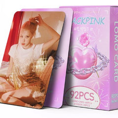 92 Kpop Jisoo Jennie LOMO Cards