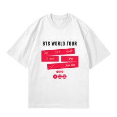 BTS ARIRANG LOGO Printed Cotton T-Shirt