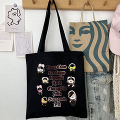 KPOP Cartoon Doll Tote Bag