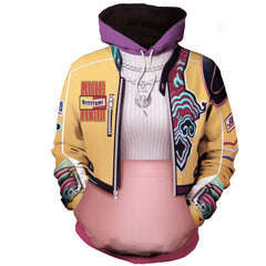 RUMI Digital Print Cosplay Zipper Hoodie