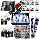 KPOP Album GIANT Sticker Card Lanyard Gift Box