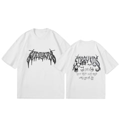 KPOP Evil Cartoon Logo Cotton T-Shirt