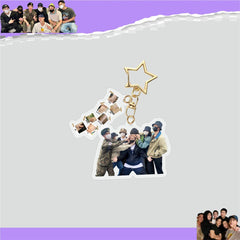 V JIMIN Acrylic Keychain Pendant Kpop