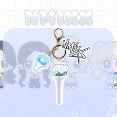 Dolphin Stick Keychain Acrylic Pendant