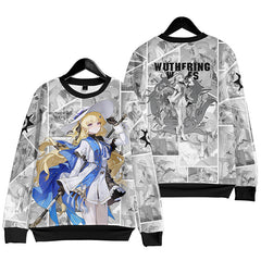 Unisex Game Digital Print Crew Neck Sweatshirt