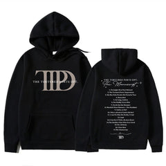 The Tortured Poets Department Printed Casual Hoodie