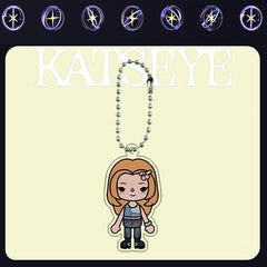 Daniela Lara Megan Acrylic Cartoon Pendant