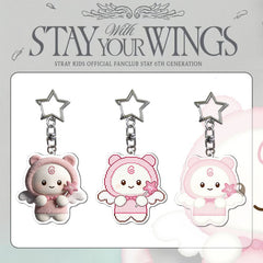SKZ STAY with Your Wings Acrylic Keychain