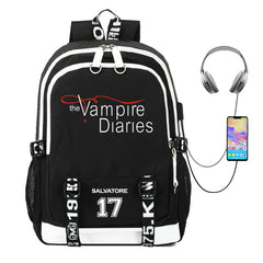 TVD Pattern Print Casual Backpack