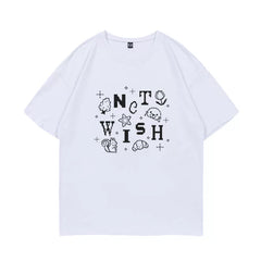 NCT WISH LOGin Casual Crew Neck T-shirt