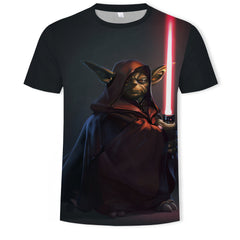 Trendy Men's Comic 3D Printed Short-sleeved T-shirt