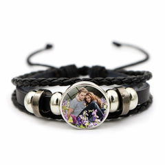 Women's Twilight Gem Leather Bracelet