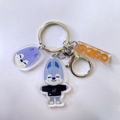 Kpop Cartoon Acrylic Double-sided Keychain