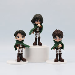 Levi Anime Figure Ornament Set