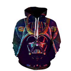 Unisex Comic 3D Print Casual Loose Hoodie