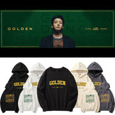 Unisex Kpop GOLDEN Printed Pullover Hoodie